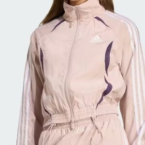 ADIDAS ORIGINALS  Adilenium Season 4 Teamgeist Slim Fit Track Jacket Rose Gold